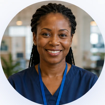 The community nurse who supports Mary