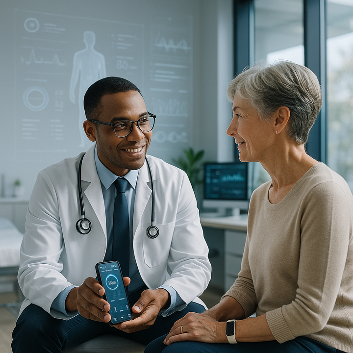 Abstract healthcare illustration